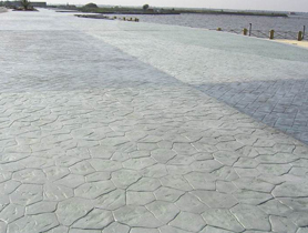 彩色压印混凝土路面