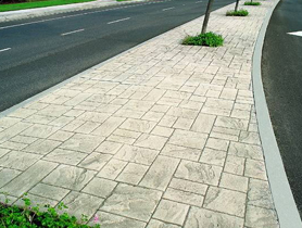 彩色压印混凝土路面