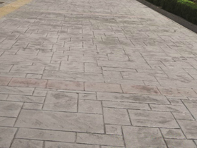 彩色压印混凝土路面