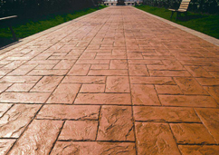 彩色压印混凝土路面