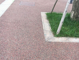 露骨料透水混凝凝土路面