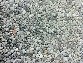 彩色天然胶粘石路面