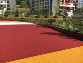 彩色透水混凝土路面